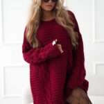 Sweterek z warkoczem