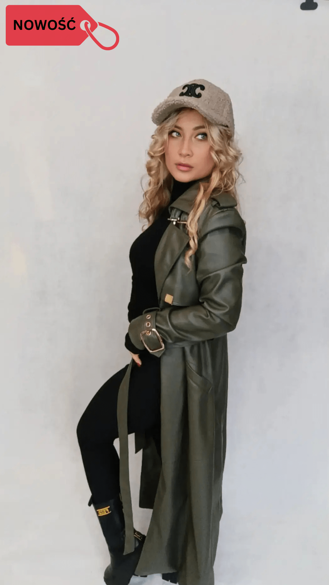 1 Płaszcz Khaki - obrazek 1