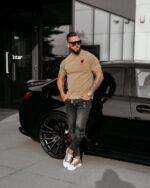 DZIANINOWY T-SHIRT MĘSKI LUV 2025 - obrazek 6