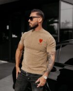 DZIANINOWY T-SHIRT MĘSKI LUV 2025 - obrazek 7