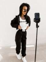 SPODNIE DAMSKIE BURNT SIENNA PANTS 2026 - obrazek 9