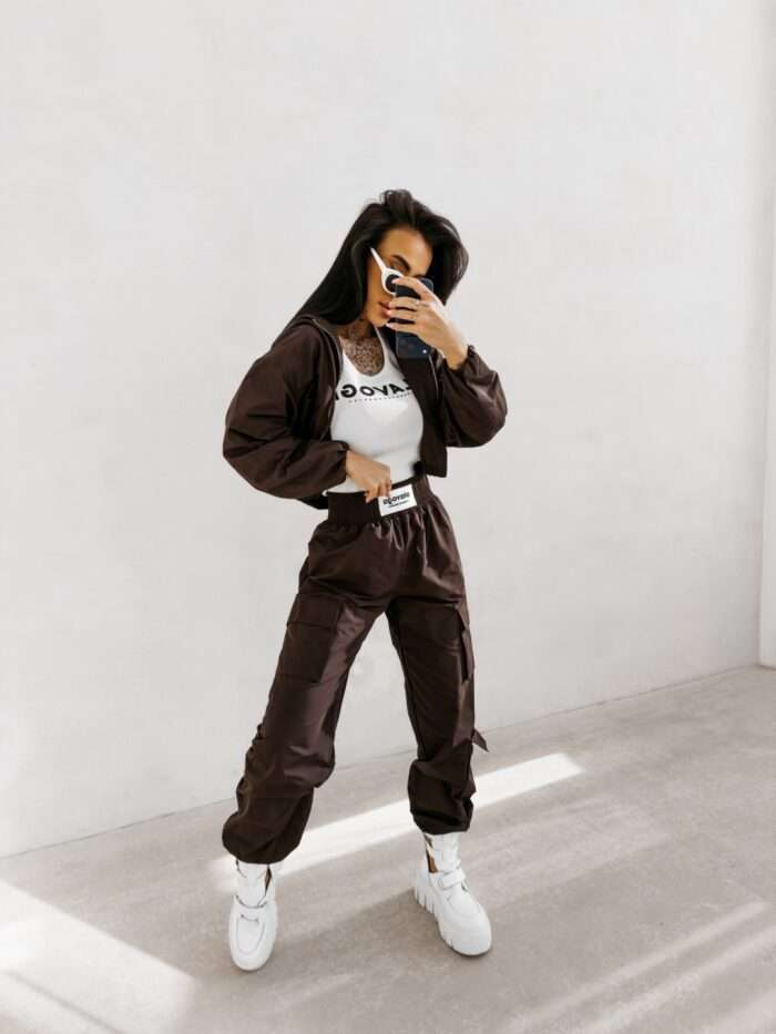 SPODNIE DAMSKIE BURNT SIENNA PANTS 2026 - obrazek 4