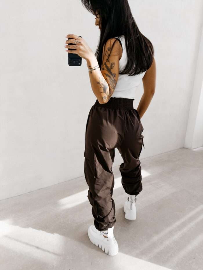 SPODNIE DAMSKIE BURNT SIENNA PANTS 2026 - obrazek 3