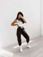 SPODNIE DAMSKIE BURNT SIENNA PANTS 2026 - obrazek 21