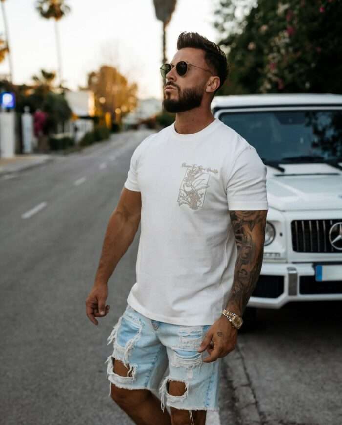 T-SHIRT MĘSKI LUXVEENCE 2026 - obrazek 3